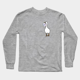 Small Goose with Stolen Biden Harris Sign Long Sleeve T-Shirt